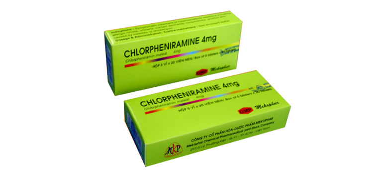 dùng Chlorpheniramine chữa mề đay ở trẻ nhỏ